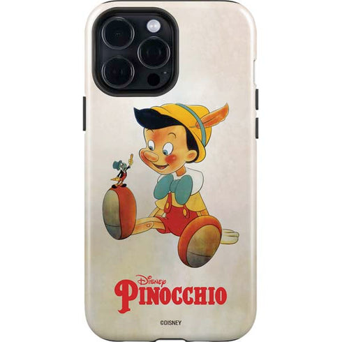 Disney Pinocchio Vintage Portrait iPhone 15 Pro Max Impact Case